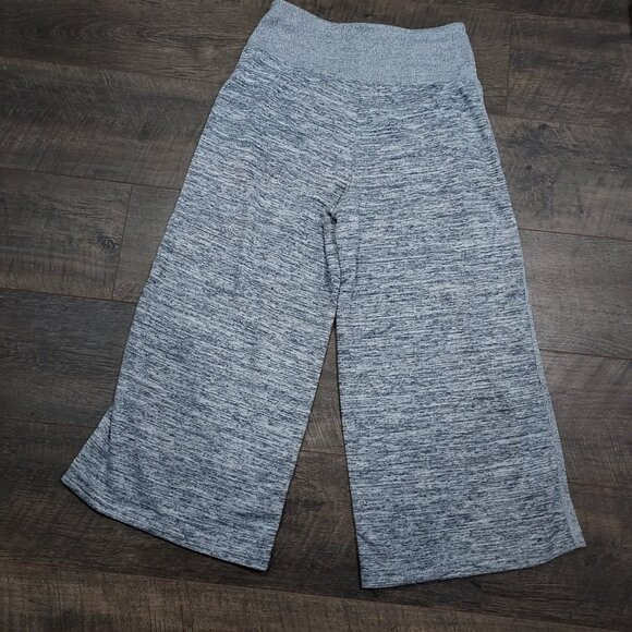 Calvin Klein Preformance Capri Wide Pants Gray Elastic Waist Pull On Comfortcore - Picture 10 of 12